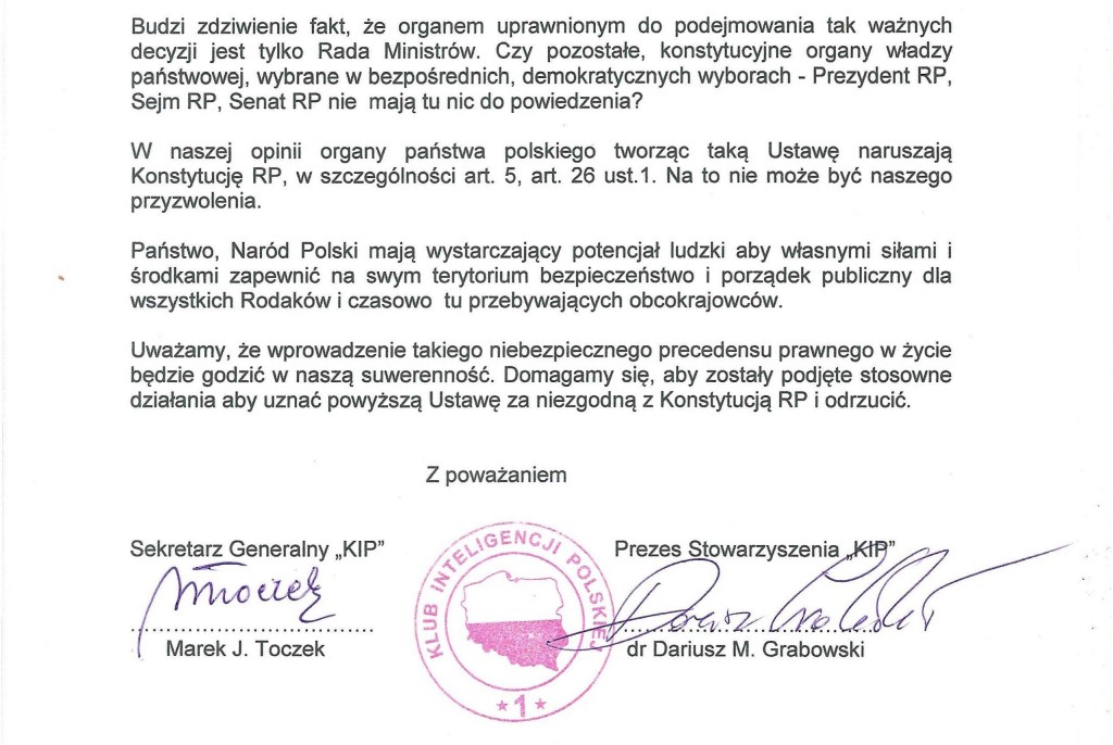 list Komorowski Borusewicz II