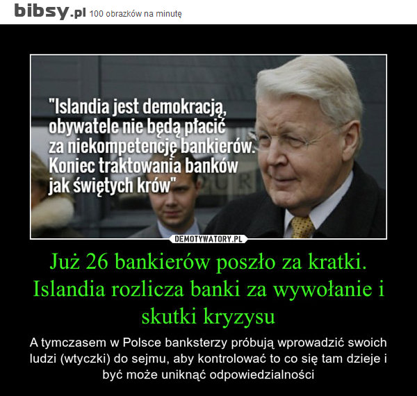 Bankierzy za kratki w Islandii