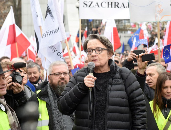 Demonstration of the Committee for the Defence of Democracy (KOD)